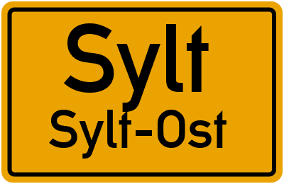 Straßenverzeichnis Sylt Sylt-Ost