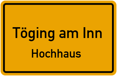 Straßenverzeichnis Töging am Inn Hochhaus
