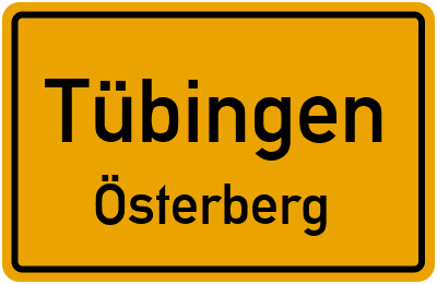 Straßenverzeichnis Tübingen Österberg