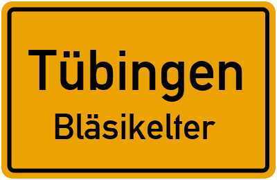 Straßenverzeichnis Tübingen Bläsikelter