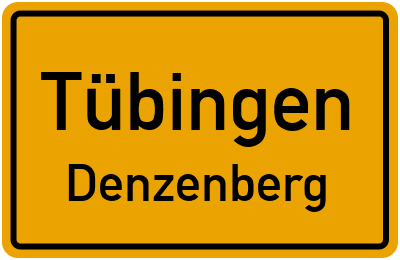 Straßenverzeichnis Tübingen Denzenberg