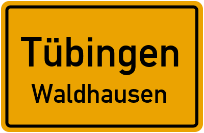 Straßenverzeichnis Tübingen Waldhausen