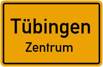 Straßenverzeichnis Tübingen Zentrum
