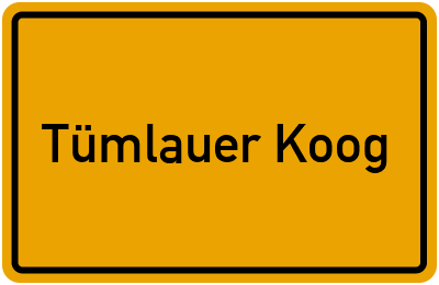 Tümlauer Koog in Schleswig-Holstein