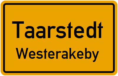 Straßenverzeichnis Taarstedt Westerakeby