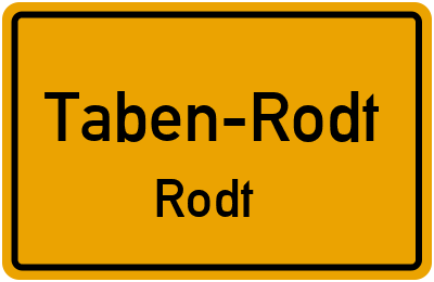 Straßenverzeichnis Taben-Rodt Rodt