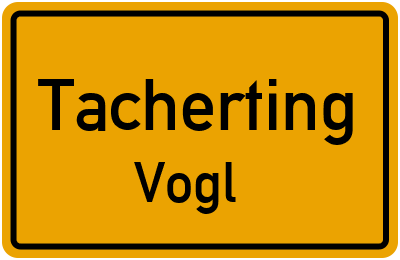 Straßenverzeichnis Tacherting Vogl