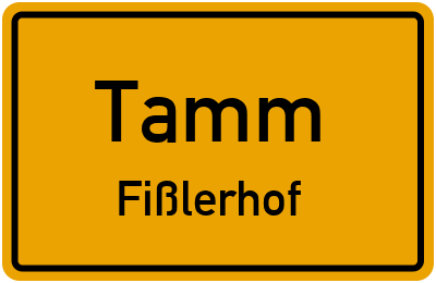 Straßenverzeichnis Tamm Fißlerhof