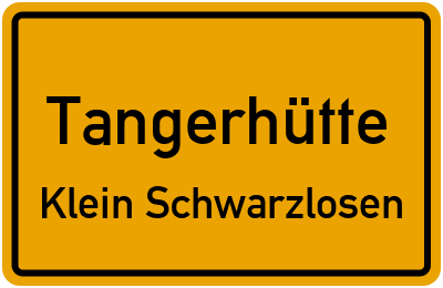 Straßenverzeichnis Tangerhütte Klein Schwarzlosen