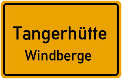 Straßenverzeichnis Tangerhütte Windberge