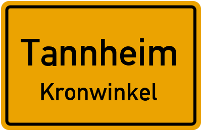 Ortsschild Tannheim Kronwinkel