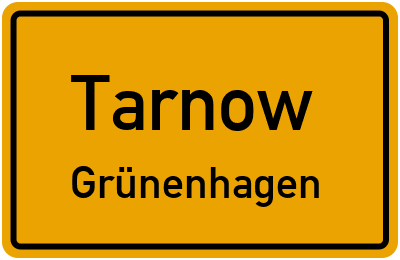Straßenverzeichnis Tarnow Grünenhagen