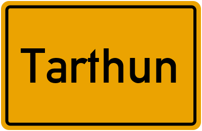 Ortsschild von Gemeinde Tarthun in Sachsen-Anhalt