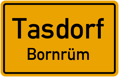 Straßenverzeichnis Tasdorf Bornrüm