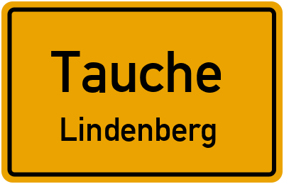 Straßenverzeichnis Tauche Lindenberg
