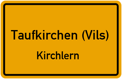 Straßenverzeichnis Taufkirchen (Vils) Kirchlern
