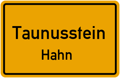 Straßenverzeichnis Taunusstein Hahn