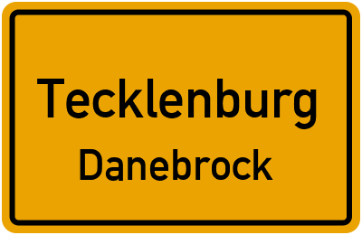 Straßenverzeichnis Tecklenburg Danebrock