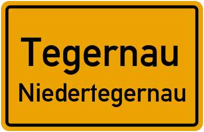 Straßenverzeichnis Tegernau Niedertegernau