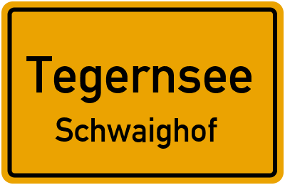 Straßenverzeichnis Tegernsee Schwaighof
