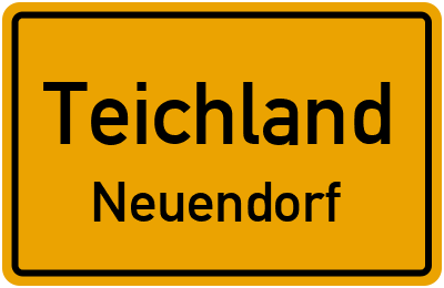 Straßenverzeichnis Teichland Neuendorf