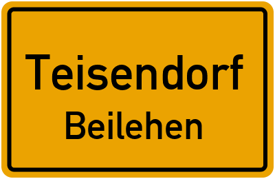 Straßenverzeichnis Teisendorf Beilehen
