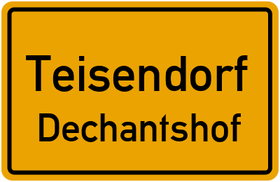 Straßenverzeichnis Teisendorf Dechantshof