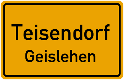 Straßenverzeichnis Teisendorf Geislehen