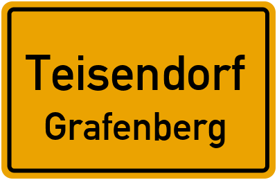 Ortsschild Teisendorf Grafenberg