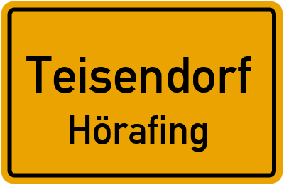 Straßenverzeichnis Teisendorf Hörafing