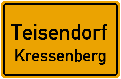 Ortsschild Teisendorf Kressenberg
