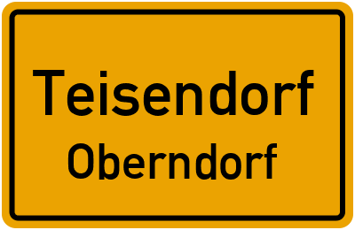 Ortsschild Teisendorf Oberndorf
