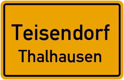 Straßenverzeichnis Teisendorf Thalhausen