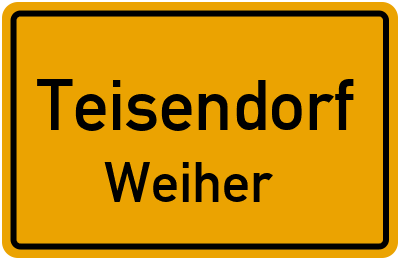 Straßenverzeichnis Teisendorf Weiher