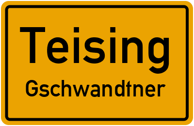 Straßenverzeichnis Teising Gschwandtner