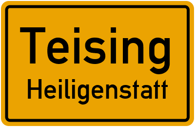 Straßenverzeichnis Teising Heiligenstatt