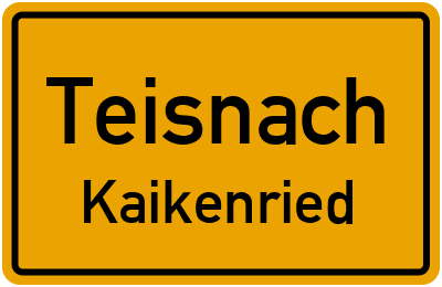 Straßenverzeichnis Teisnach Kaikenried