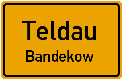 Straßenverzeichnis Teldau Bandekow