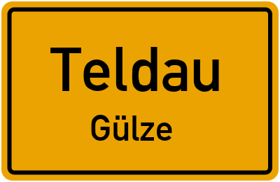 Straßenverzeichnis Teldau Gülze