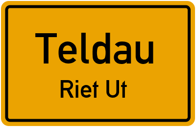 Straßenverzeichnis Teldau Riet Ut