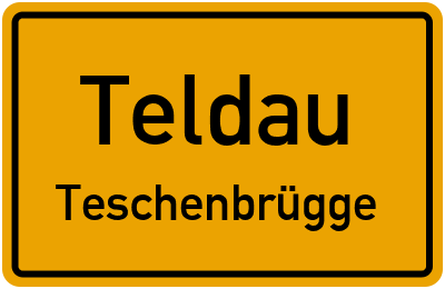 Straßenverzeichnis Teldau Teschenbrügge