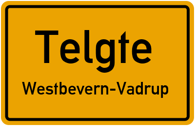 Straßenverzeichnis Telgte Westbevern-Vadrup