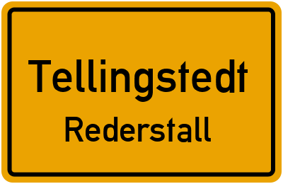 Straßenverzeichnis Tellingstedt Rederstall