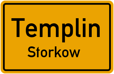 Straßenverzeichnis Templin Storkow