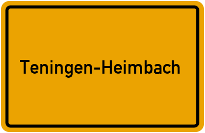 Branchenbuch Teningen-Heimbach, Baden-Württemberg