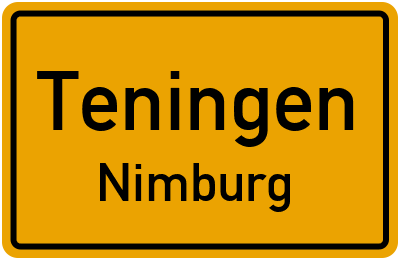 Straßenverzeichnis Teningen Nimburg