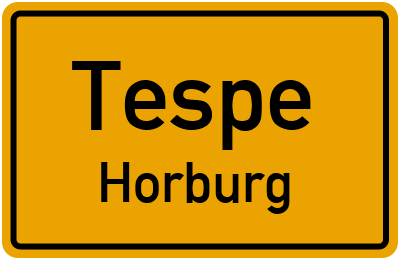 Straßenverzeichnis Tespe Horburg
