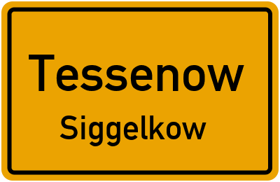 Straßenverzeichnis Tessenow Siggelkow