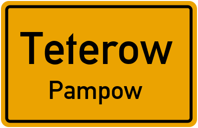 Straßenverzeichnis Teterow Pampow