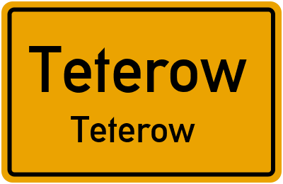 Straßenverzeichnis Teterow Teterow